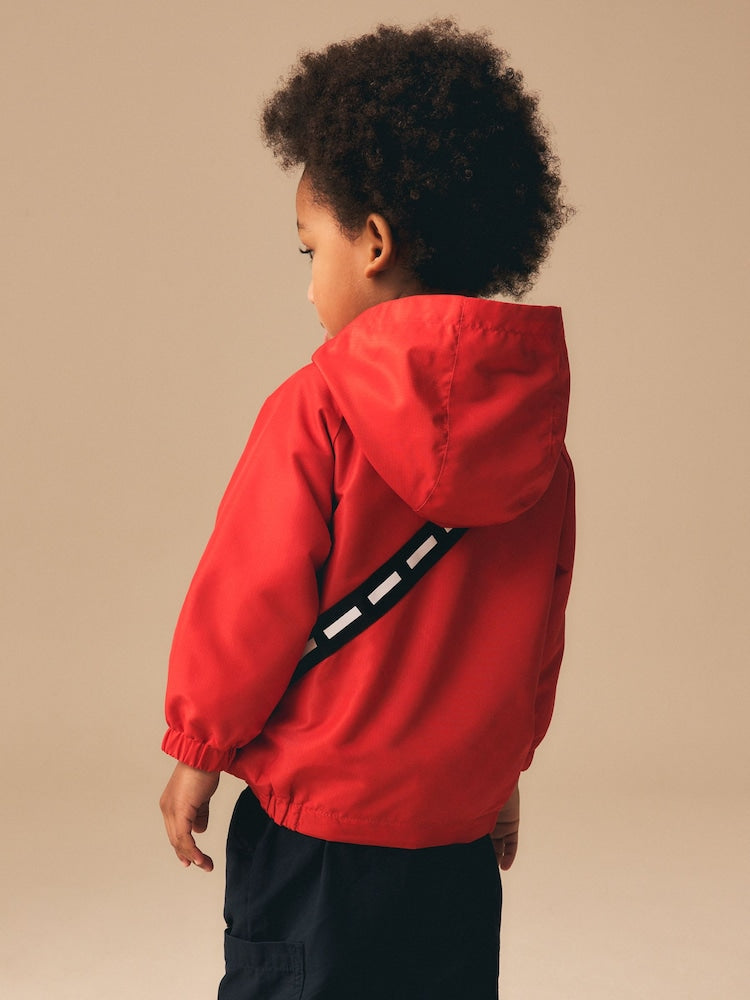 Red Cars Bag Pocket Cagoule Jacket (3mths-7yrs) - Size 3-6 Months (62-68cm)