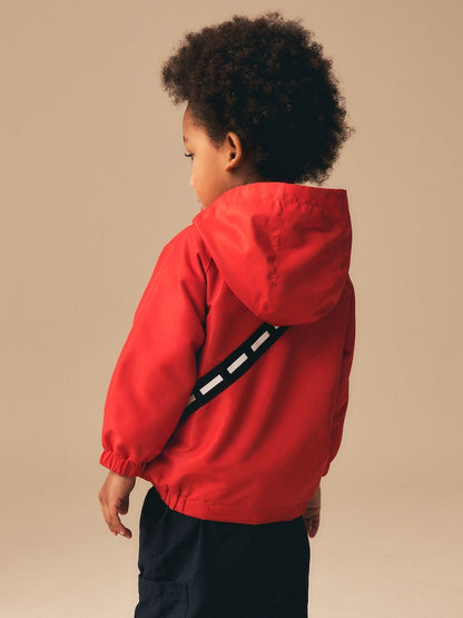 Red Cars Bag Pocket Cagoule Jacket (3mths-7yrs) - Size 3-6 Months (62-68cm)