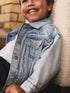 Bleach Denim Jacket (3mths-10yrs) - Size 3-6 Months (62-68cm) - Bleach Denim