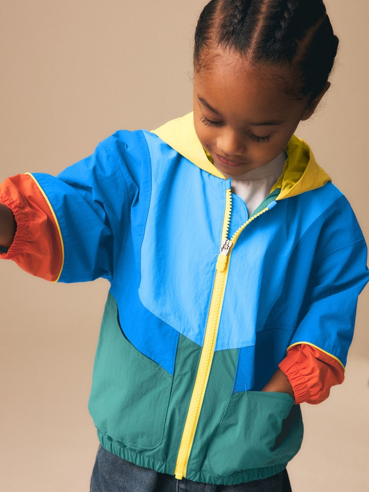 Colour Block Track Jacket (3mths-7yrs) - Size 3-6 Months (62-68cm)