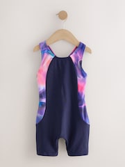 Navy Short Performance Swimsuit (3-16yrs) - Size 3 Years (98cm)
