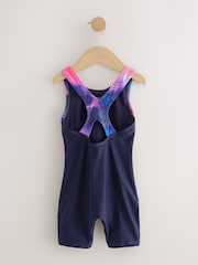 Navy Short Performance Swimsuit (3-16yrs) - Size 3 Years (98cm)