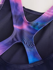 Navy Short Performance Swimsuit (3-16yrs) - Size 3 Years (98cm)