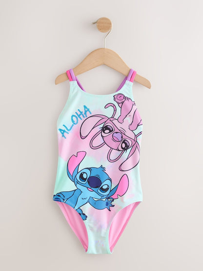 Blue Stitch Double Strap Swimsuit (3-16yrs) - Size 3 Years (98cm)
