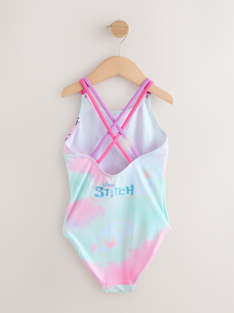 Blue Stitch Double Strap Swimsuit (3-16yrs) - Size 3 Years (98cm)