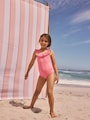 Pink Broderie Frill Swimsuit (3-16yrs) - Size 3 Years (98cm)