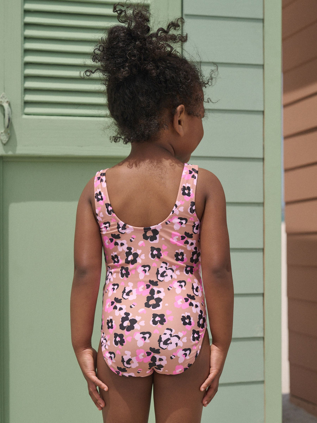 Pink Animal Swimsuit (3mths-10yrs) - Size 3-6 Months (62-68cm)