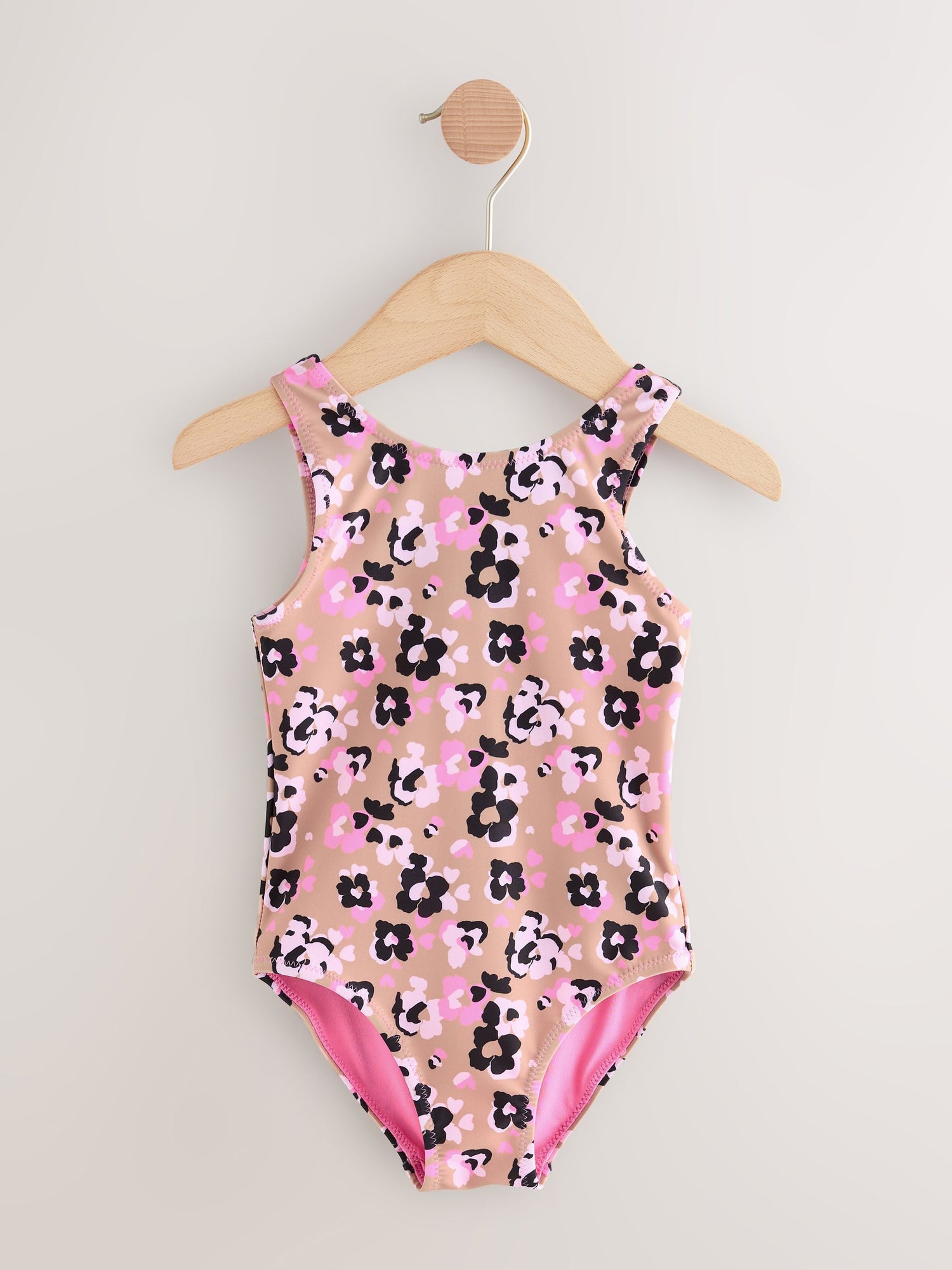 Pink Animal Swimsuit (3mths-10yrs) - Size 3-6 Months (62-68cm)