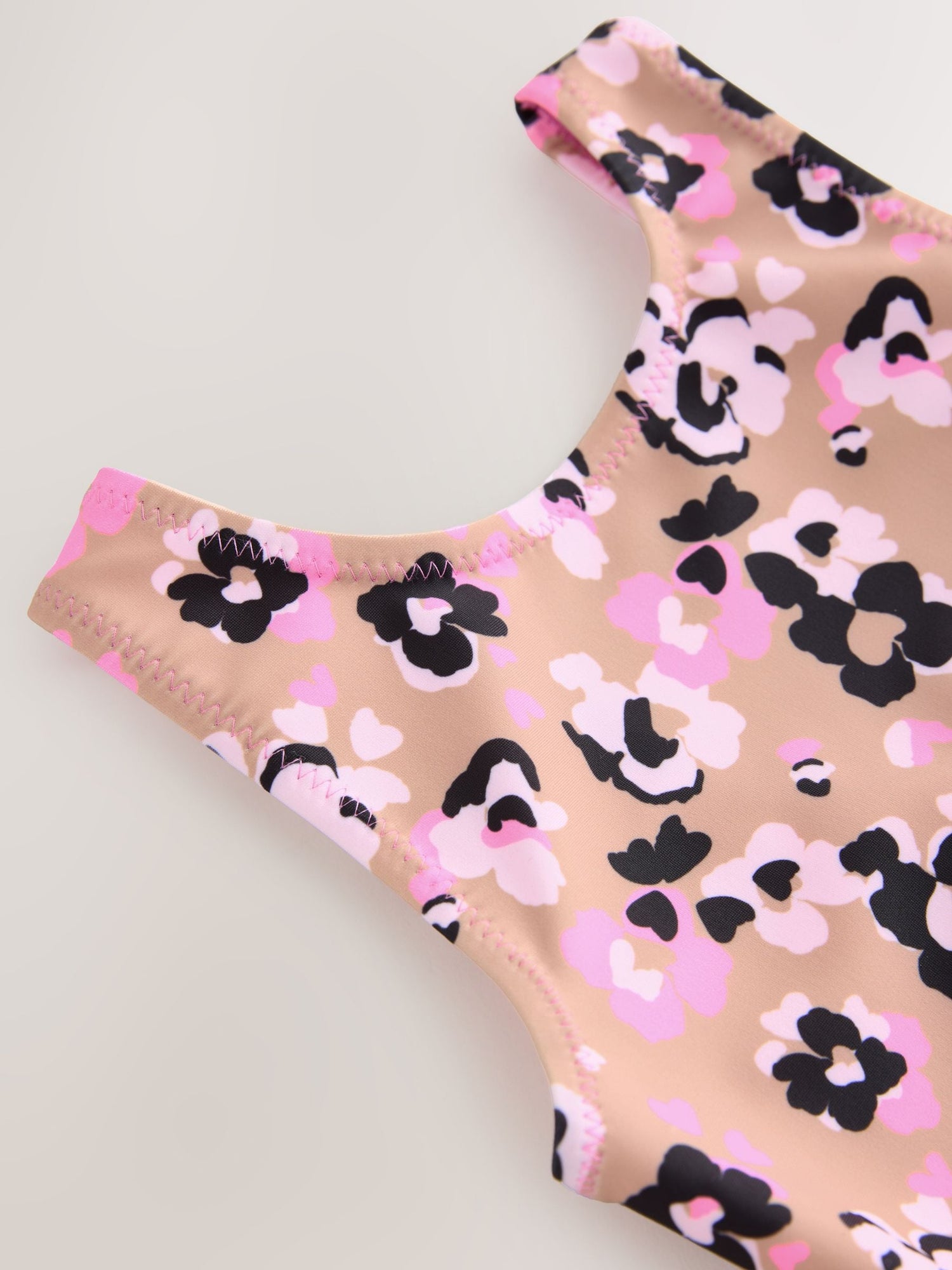 Pink Animal Swimsuit (3mths-10yrs) - Size 3-6 Months (62-68cm)