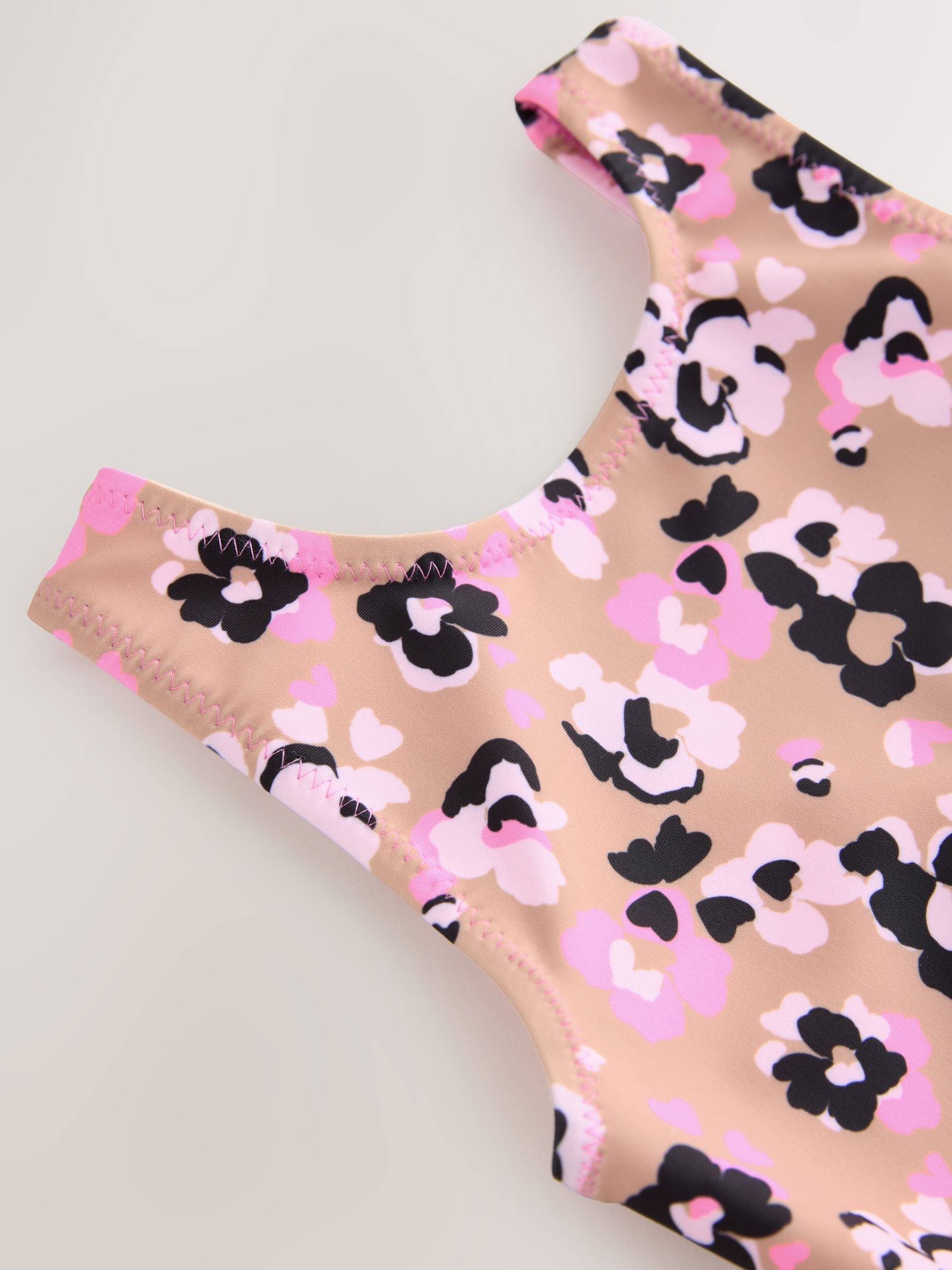 Pink Animal Swimsuit (3mths-10yrs) - Size 3-6 Months (62-68cm)