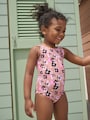 Pink Animal Swimsuit (3mths-10yrs) - Size 3-6 Months (62-68cm)