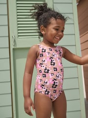 Pink Animal Swimsuit (3mths-10yrs) - Size 3-6 Months (62-68cm)