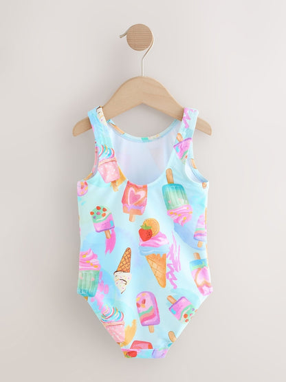 Pink/Blue Ice Cream Swimsuit (3mths-10yrs)
