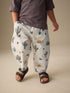 Neutral Cactus Print Barrel Pull On Trousers (3mths-7yrs) - Neutral Cactus Print Barrel Pull On / 12-18 Months (80-86cm)