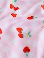 Pink Cherry Gingham Frill Swimsuit (3-16yrs) - Size 3 Years (98cm)