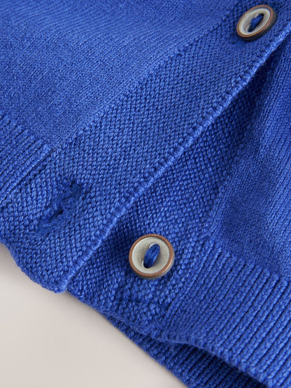 Cobalt Blue Cardigan (3mths-10yrs) - Size 3-6 Months (62-68cm)