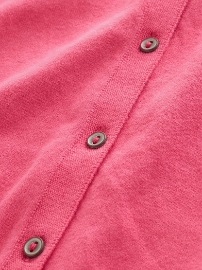 Fluro Pink Cardigan (3mths-10yrs) - Size 3-6 Months (62-68cm)