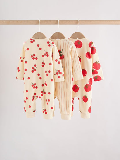 Red Tomato Baby Sleepsuits 3 Pack (0mths-3yrs)