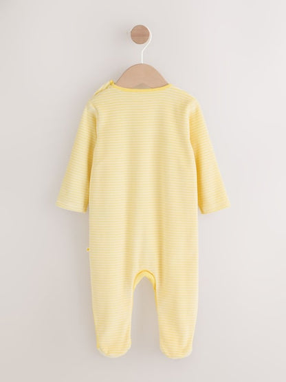 Yellow Easter Chick Baby Sleepsuit (0mths-2yrs)