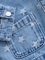 Dark Wash Star Jaquard Denim Jacket (3mths-7yrs) - Size 3-6 Months (62-68cm)