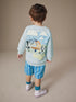 Blue Bluey Sweat Crew and Shorts Set (12mths-8yrs) - Size 12-18 Months (80-86cm) - Blue Bluey Sweat Crew and