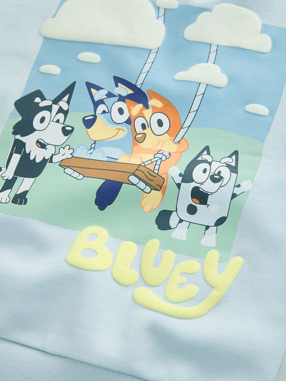 Blue Bluey Sweat Crew and Shorts Set (12mths-8yrs) - Size 12-18 Months (80-86cm)