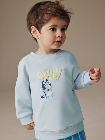 Blue Bluey Sweat Crew and Shorts Set (12mths-8yrs) - Size 12-18 Months (80-86cm)