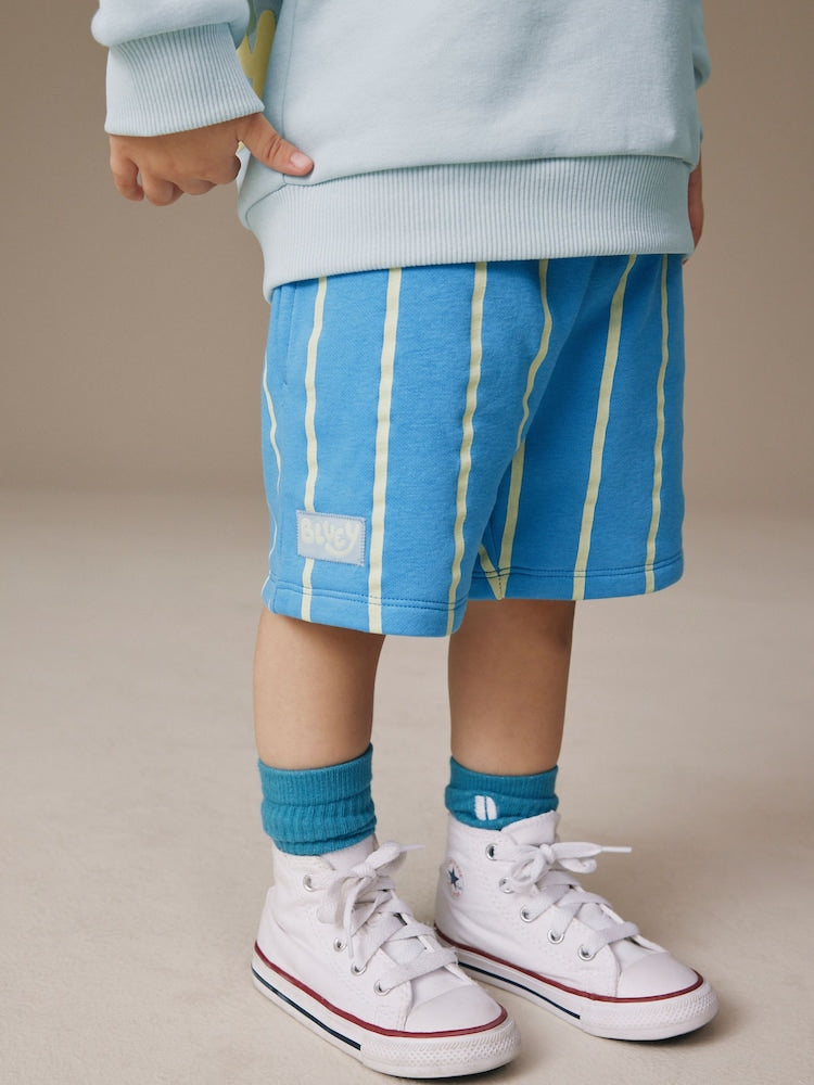 Blue Bluey Sweat Crew and Shorts Set (12mths-8yrs) - Size 12-18 Months (80-86cm)