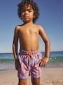 Pink/Lilac Printed Swim Shorts (3mths-7yrs) - Size 3-6 Months (62-68cm)