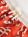 Red Printed Swim Shorts (3mths-7yrs) - Size 3-6 Months (62-68cm)