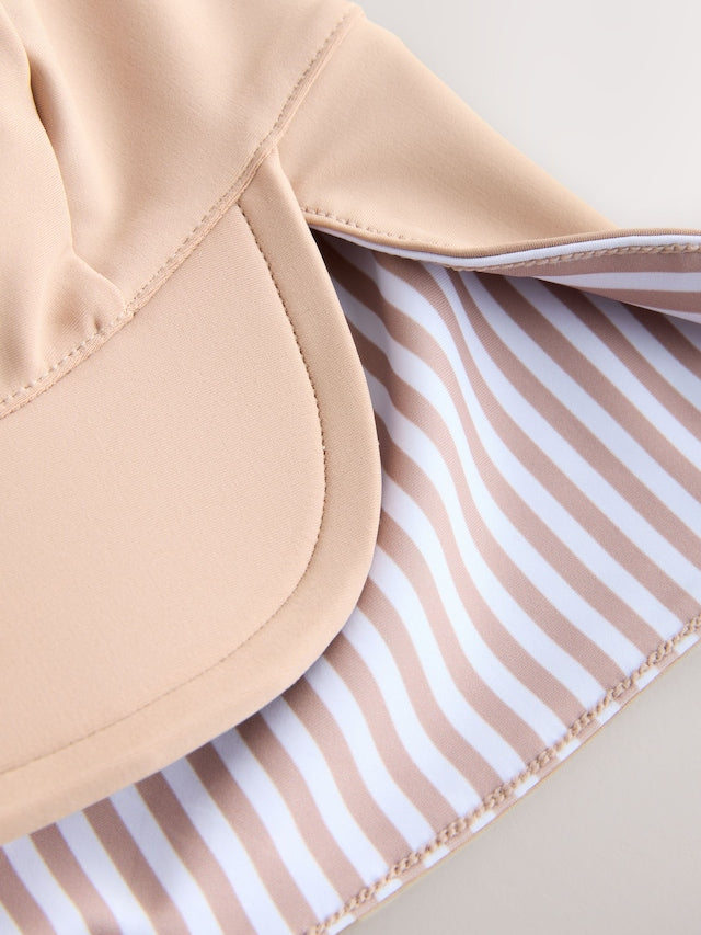 Neutral Legionnaire Swim Hat (3mths-10yrs) - Size 3-9 Months (62-74cm)