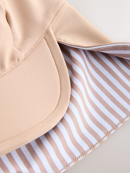 Neutral Legionnaire Swim Hat (3mths-10yrs) - Size 3-9 Months (62-74cm)