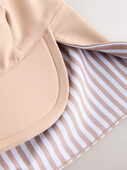 Neutral Legionnaire Swim Hat (3mths-10yrs) - Size 3-9 Months (62-74cm)