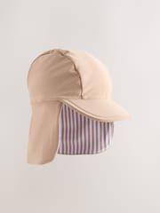 Neutral Legionnaire Swim Hat (3mths-10yrs) - Size 3-9 Months (62-74cm)