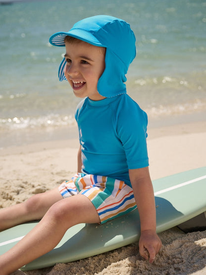 Blue Legionnaire Swim Hat (3mths-10yrs) - Size 3-9 Months (62-74cm)