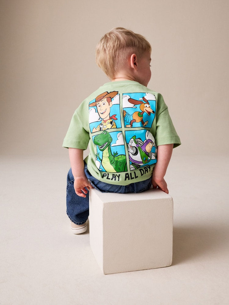 Sage Green Toy Story Short Sleeve T-Shirt (3mths-8yrs)