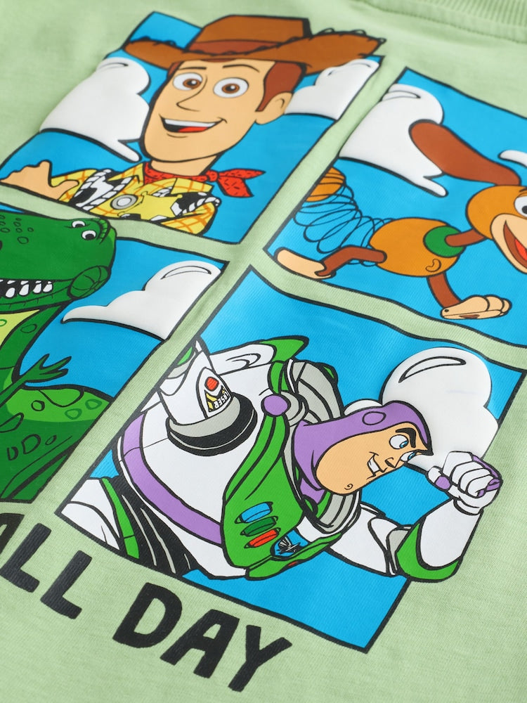 Sage Green Toy Story Short Sleeve T-Shirt (3mths-8yrs)