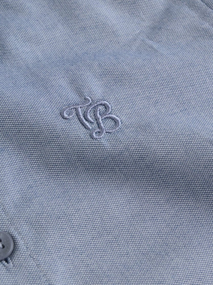 Baker by Ted Baker Blue Short Sleeve Shirt with Bow Tie - Size 4 Years (104cm)