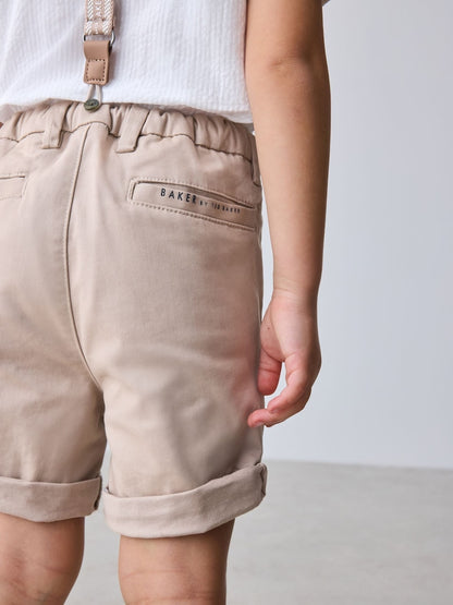 Baker by Ted Baker 3 Piece Shirt, Shorts and Braces Set