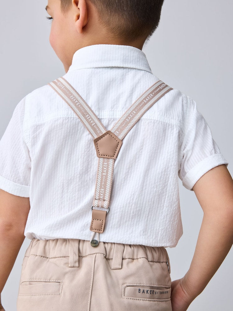 Baker by Ted Baker 3 Piece Shirt, Shorts and Braces Set