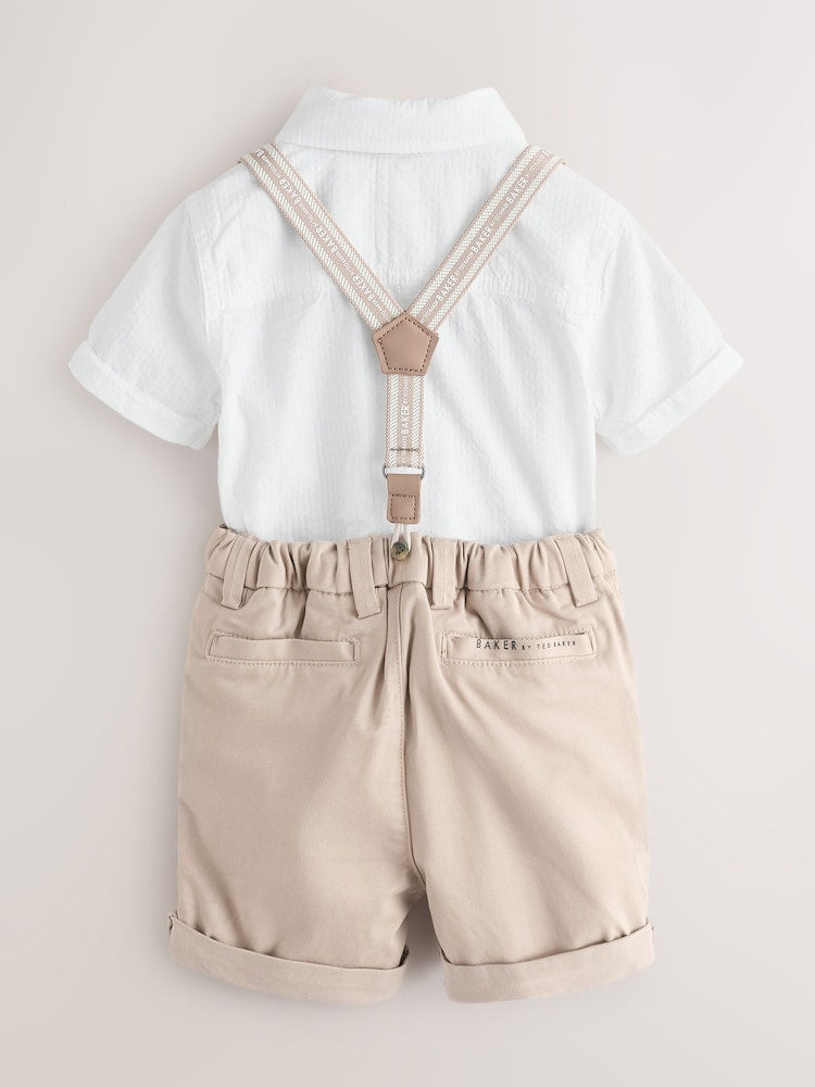 Baker by Ted Baker 3 Piece Shirt, Shorts and Braces Set