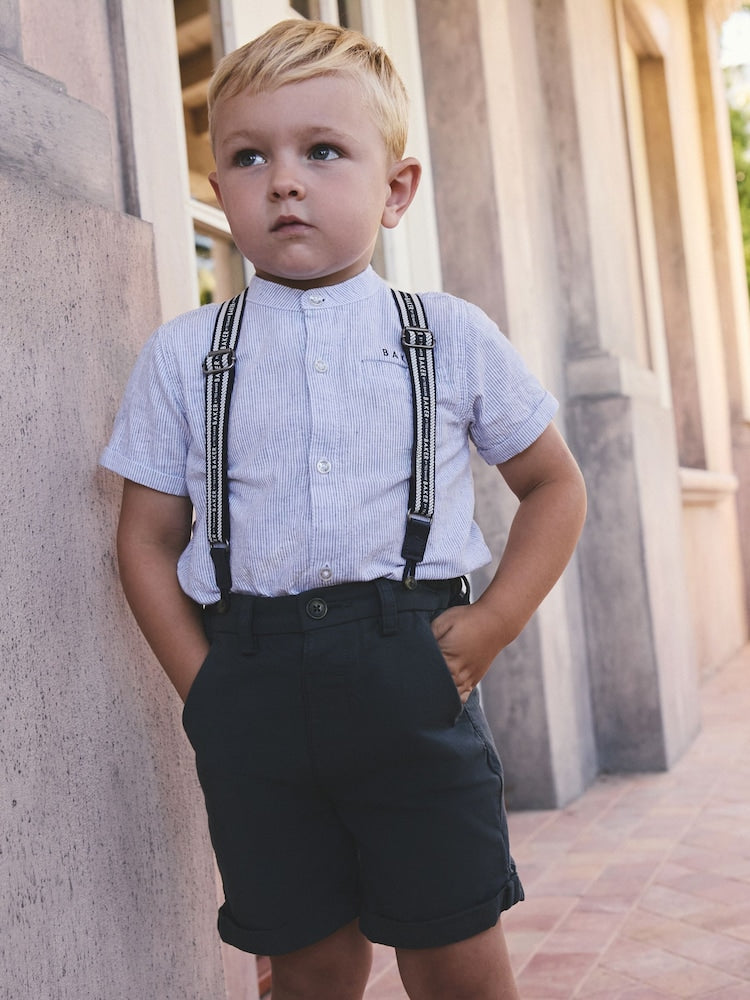 Baker by Ted Baker 3 Piece Shirt, Shorts and Braces Set