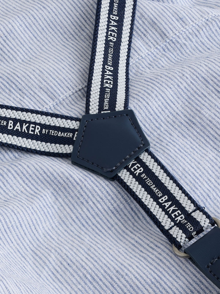 Baker by Ted Baker 3 Piece Shirt, Shorts and Braces Set