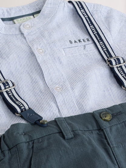 Baker by Ted Baker 3 Piece Shirt, Shorts and Braces Set