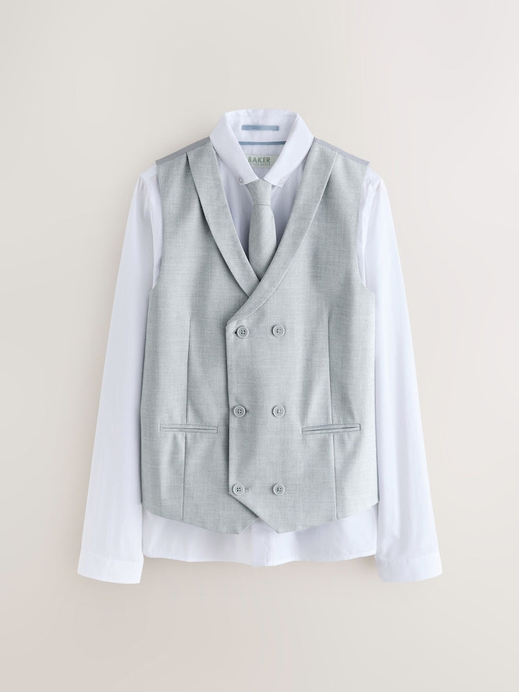 Baker by Ted Baker Waistcoat, Shirt And Tie Set
