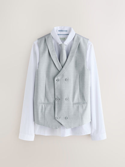 Baker by Ted Baker Waistcoat, Shirt And Tie Set