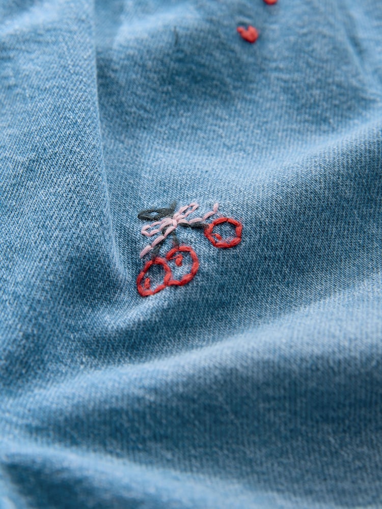 Red Hearts Embroidered Jeans (3mths-7yrs)