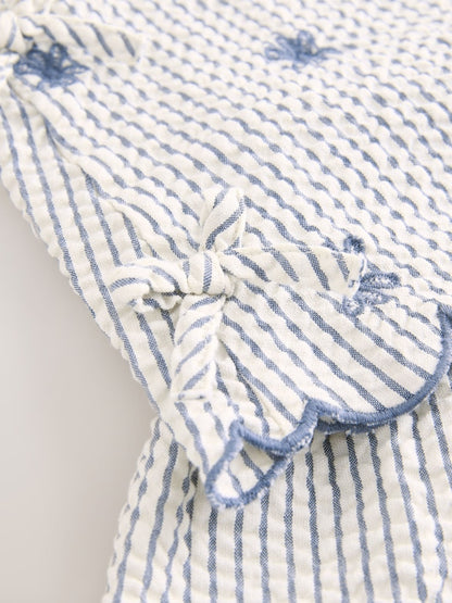 Blue Stripe Blouse and Trousers set (3mths-7yrs)