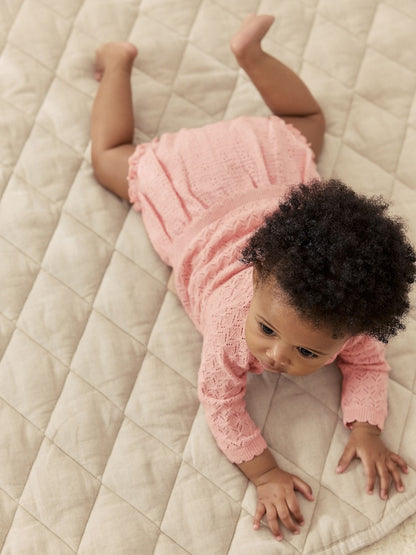 Pink knitted baby cardigan and knickers 2 Piece Set (0mths-2yrs)