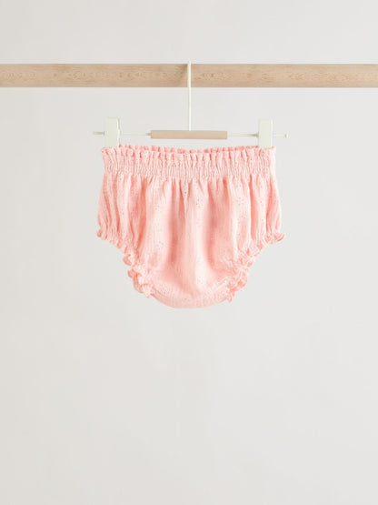 Pink knitted baby cardigan and knickers 2 Piece Set (0mths-2yrs)